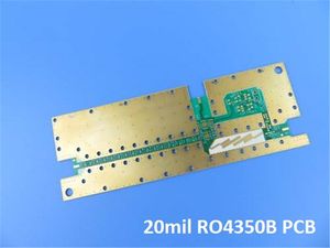Rogers 20mil 0.508mm RO4350b High Frequency Double Sided RF PCB for Splitter