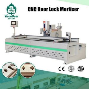 2026 New CNC Door Lock and Hinge Machine Door Lock Router CNC Door Locks and Hinge Keyhole Making Machine