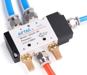Airtac 2/5 Way Air Pilot Valve Pneumatic Air Control Valve 4A210