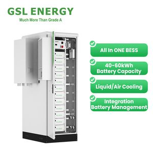 Gsl Energy Commercial Storage System High Voltage 60kwh 48V 100ah LiFePO4 Solar off-Grid Industrial & Commercial Energy Storage