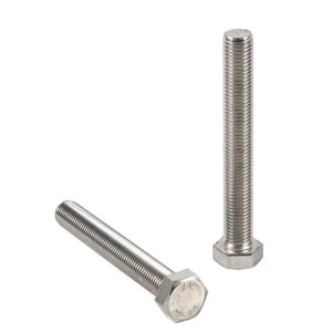 Strong Weather Resistance Customization Steel Threaded Hex Head Bolt for Diving Equipment