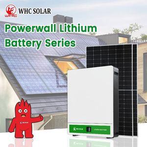 WHC Powerwall Energy Storage Battery 51.2V Lifepo4 Lithium Battery 5Kwh 10Kwh 15Kwh