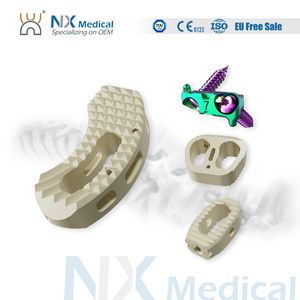 Nx Medical Factory Price Titanium Ortho Orthopedic Orthopaedic Spine Cervical Lumbar Peek Cage Trauma Implant