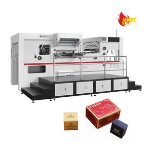 Automatic Bed Sheet to Sheet Feeder Embossing Creasing Hot Stamping and Box Flat Die Cutting Machine Flat Cutting Machine