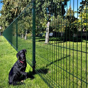 3D Curved Welded Wire Fence PVC Coated Garden Security Fence