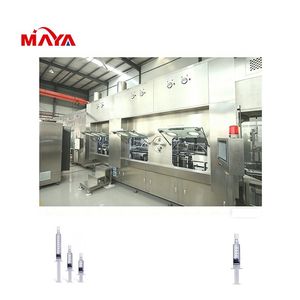 Maya Automatic Normal Saline Syringe Flush Filling Production Line with CIP/SIP System