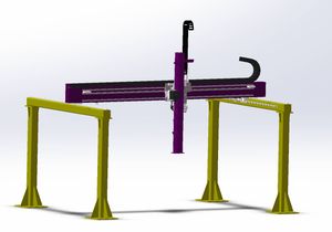 Heavy Duty Large G Type Elevating and Rotary Turning Table Welding Positioner