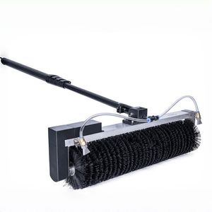 Adjustable Automatic Window Cleaning Brush Pole Lithium Battery Power Converter Solar Panel Cleaning Roller Brush