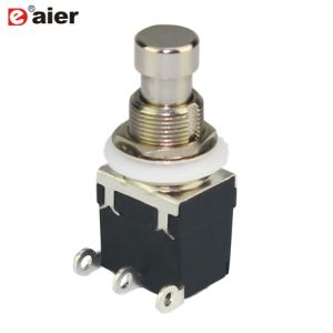 Guitar Pedal 3pin Spdt on- (ON) Momentary Push Button Foot Switch