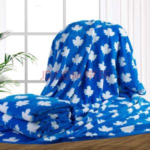 100% Polyester Custom Printed Flannel Fleece Blanket on Promotion (JRD892)