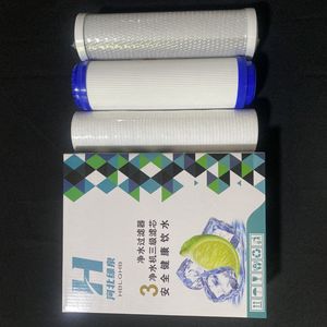 Water Purifier 3-Stage 10-Inch Front Filter PP Cotton Activated Carbon Block System