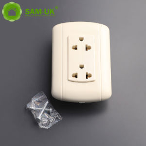 EU Modern 110V British Smart Multi Home Electrical TV Mount Double Wall and Socket Switch