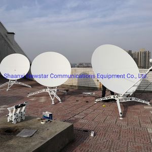 1.8m Carbon Fiber C, Ku Band Manual Portable Dish Antenna