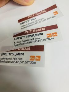Premium Pet Backlit Film for Solvent and Dye Printing