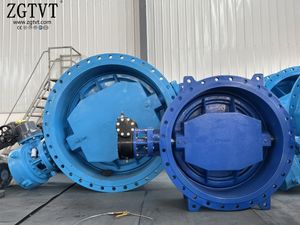 Pn6-Pn10-Pn16-Pn25-Class125-Class150 Double Flanged Double Offset Eccentric Butterfly Valve with Pneumatic Electric Actuator
