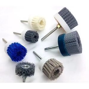 Industrial Silicon Carbide Deburring Abrasive Filament Turbo Disc Brush for Aluminium Alloy Polishing