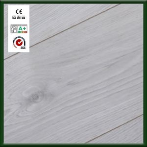 12mm Waterproof Core Laminate Wood Flooring Planks with Real Wood Veneer for Kitchen Bathroom