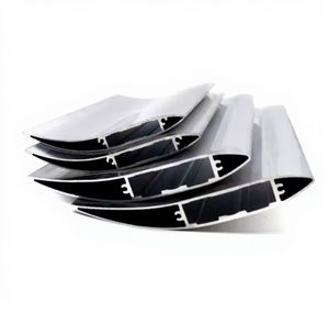 Custom Alumimun Extrusion for Various Aluminum Profiles Aluminum Parts Aluminum Extrusion Blade Louver Panels