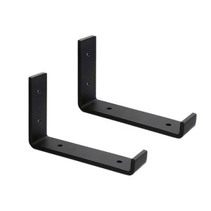 Shelf Brackets with Lip Heavy Duty Hook Brackets for Shelves