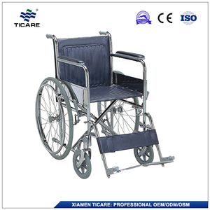 Portable Electric Wheelchair Adults Detachable Footrest Fold up Wheelchair