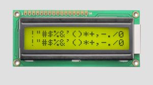 3.0V Monochrome LCD Display 16 Character 2 Line LCD Display Screen