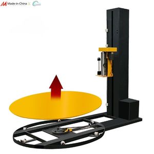 Factory Price Fully Automatic Stretching Film Shrink Pallet Prestretching Wrapping Machine