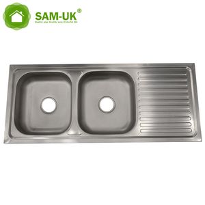 Sink Water Stainless Steel Modern Double Bowl Sinks Two Bowls Organizer Kitchen