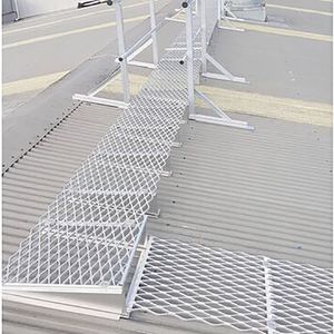 Lightweight Corrosion and Rust Resistance Roof Safety Aluminum Expanded Mesh Grating Walkway