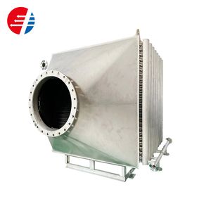 Air Cooling Finned Heat Exchanger with Extended Surface and Serrated Fins