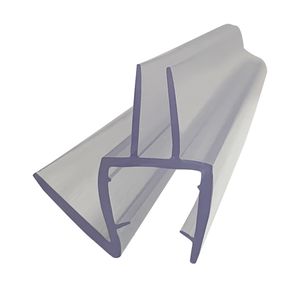 Waterproof Clear Plastic PVC Seal Strip Glass Door Shower Weather Strip