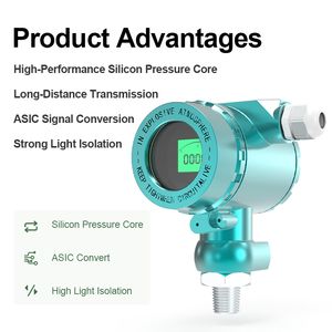 Industrial Differential Digital Display Pressure Pressure Transmitter for Boiler and Ventilation System