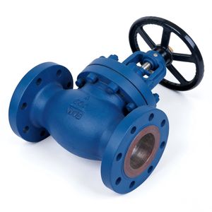 Manually Adjust The Flanged Stop Valve