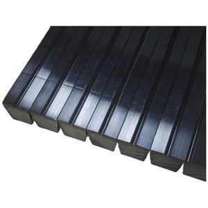 Black HDPE Square Extrusion Rod High Density Polyethylene Bar for Industrial Machining