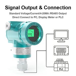 Flow Digital Display Pressure Transmitter Suitable for Water Supply and Drainage Projects