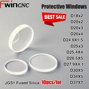 Fwincnc Laser Protective Windows 37X7 38X9.8 Laser Debris Shield Lens for Raytools Wsx Fiber Cutter Welidng Machine Head Parts