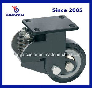 Shock Absorbering Spring Caster Wheel