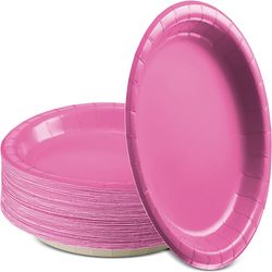 Disposable 9 Inch Round Dessert Birthday Food Cake Paper Plate for Party
