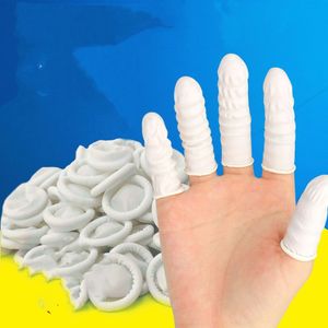 Powder-Free Non-Slip Latex Disposable Finger Cots Industrial Finger Cots Laboratory Finger Cots ESD Safety Gloves for Electronics Manufacturing Cut Type Finger