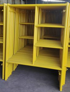 Construction Hot DIP Galvanized Scaffold System Scaffolding Tower Prices Adjustable Scaffolding Frame H