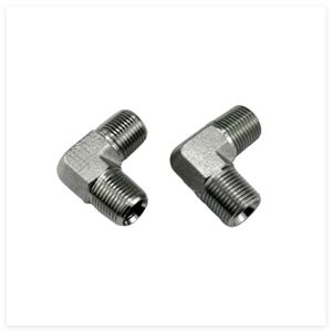 1t9 Elbow BSPT Hydraulic Hose Adapter 90 Degree of Carbon Steel with Zinc Plated Hose Fittings