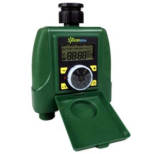 Outdoor Waterproof Electronic Digital Programmable Dual 2-Outlet Automatic on off Water Faucet Hose Timer