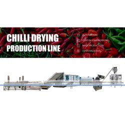 Chilli Chips Dryer and Chilli Powder Chilli Drying Production Line