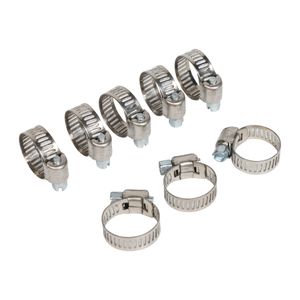China Factory Galvanized Mini Worm Drive Hose Clamp for Small Tubes, American Type, W1 Zinc Plated, 17-32 mm