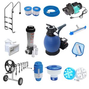 Cheap Wholesale Price Small Electric Water Pump Variable Speed Swimming Pool Equipment with Pool Vacuum Cleaner Cleaning Equipment