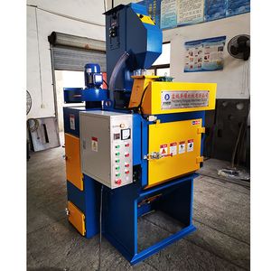 Rotation Tumble Belt Type Shot Blasting Machine with Automatic Loading.