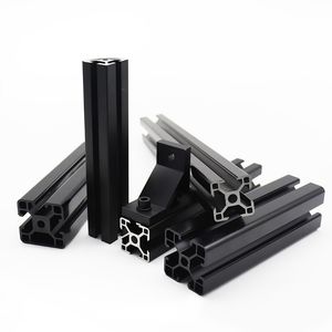 T Slot Black 40160 Aluminum Profile Extrusion SIM Racing Cockpit Rig Supplier From China