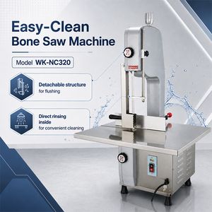 Industrial Frozen Meat Bone Cutting Machine Desktop Commercial Electric Bone Sawing Machine
