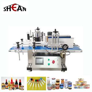 Automatic Vacuum Pressure Milk Plastic Pet Glass Bottle Labeling Machine