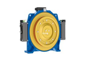 Elevator Parts Permanent Magnet High-Grade Gearless Traction Machine for Elevator