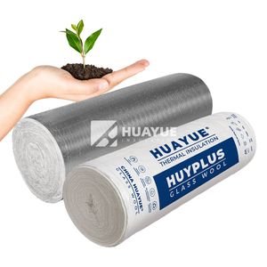 Insulation Material Aluminum Foil Glass Wool Blanket for Roof and Exterior Wall